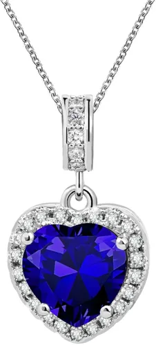 Vista 5 de KunBead Colgantes de enero a diciembre con piedra natal de amor y corazón compatibles con collar de pulsera Pandora