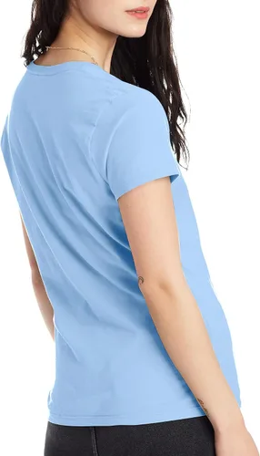 Vista 5 de Hanes Womens Perfect-T Short Sleeve V-Neck T-Shirt (1 or 2 Pack Option)