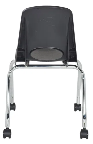 Vista 9 de FDP - Silla escolar móvil de 18 pulgadas con ruedas para niños, adolescentes y adultos, asiento ergonómico para aprendizaje en casa, aula u oficina
