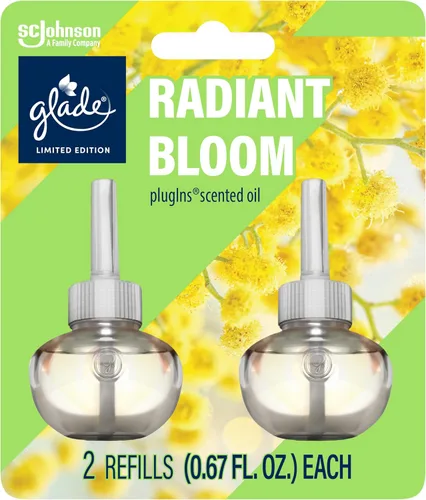 Vista 10 de Glade PlugIns - Repuesto de ambientador, aceite esencial y perfumado de mango poderoso para el hogar y el baño, 0.67 onzas líquidas, 2