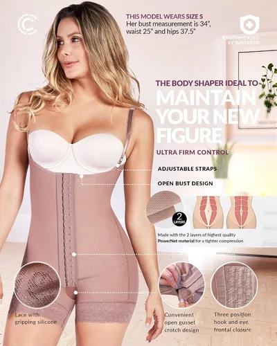 Vista 5 de CURVEEZ Fajas Colombianas Reductoras y Moldeadoras - Post Surgery Compression Garment for Women