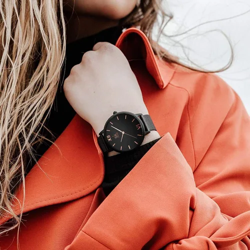 Vista 6 de Simplicity - Reloj creativo para mujer, de piel auténtica, elegante, para mujer