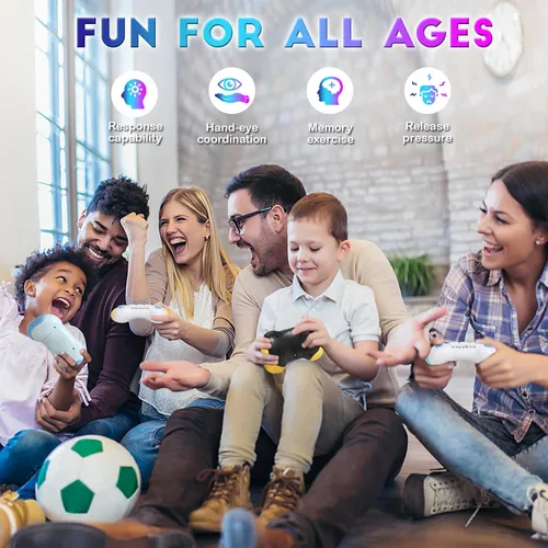 Vista 5 de AOTIBO Manejo de juguetes de juguete rápido, juego de mano intermitente para niños, adolescentes y adultos, juego electrónico de cerebro y memoria