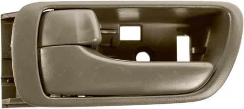 Vista 121 de TRQ Manija de puerta interior delantera izquierda cromada y negra para el lado del conductor compatible con Ford F-150 2012-2014