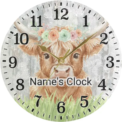 Vista 30 de JUNZAN Reloj de bañera con vino romántico espumoso y velas, reloj de pared silencioso de 10 pulgadas, pequeño reloj redondo, decoración de cocina