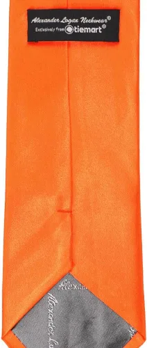 Vista 83 de tiemart Corbata de color sólido para hombre Longitud estándar