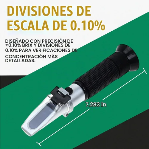 Vista 5 de Ade Advanced Optics RHB-10ATC-1 Refractómetro Brix 0-10% ATC 4 SAP, refrigerante CNC