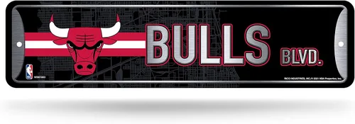 Vista 33 de Rico Industries NBA Basketball Metal Street Sign