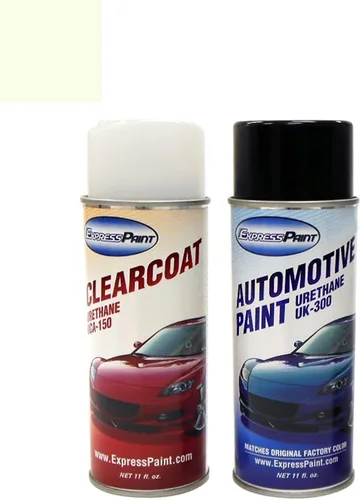 Vista 322 de Aerosol para pintura de retoque automotriz Dodge Stratus - Capa transparente metálica de acero plateado A4/DA4 - Paquete todo incluido