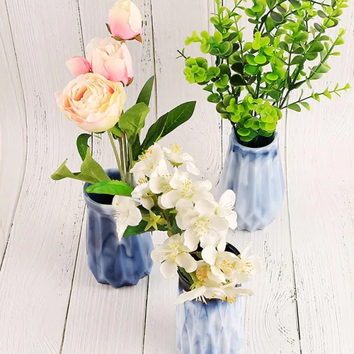 Vista 6 de Cayway Moldes de silicona para florero, moldes de resina para florero, moldes de silicona para preservación de flores, manualidades 3D hechas a mano