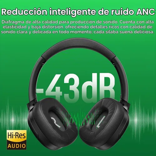Vista 4 de Auriculares híbridos activos con cancelación de ruido, Bluetooth