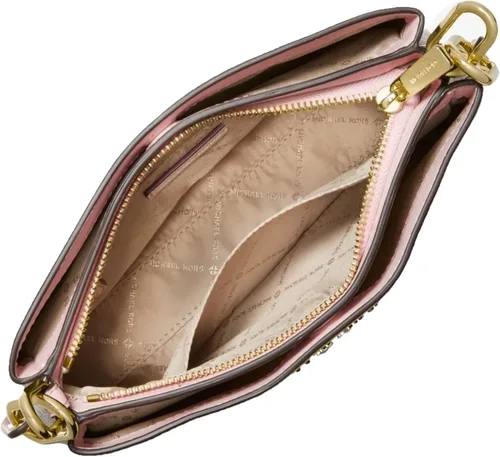Vista 2 de Michael Kors Trisha - Bolso cruzado mediano de cuero con triple compartimento