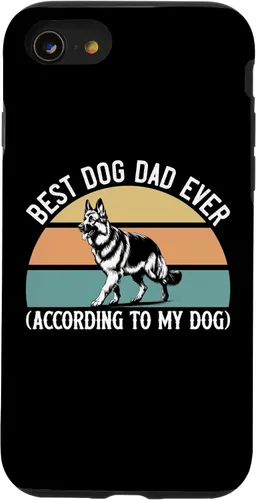 Vista 18 de German Shepherd Best Dog Dad Ever According to My Dog, GSD Case for iPhone XR