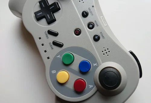 Vista 3 de NEXiLUX Wireless Classic Pro Controller Gamepad Compatible with Nintendo Wii U, Gray