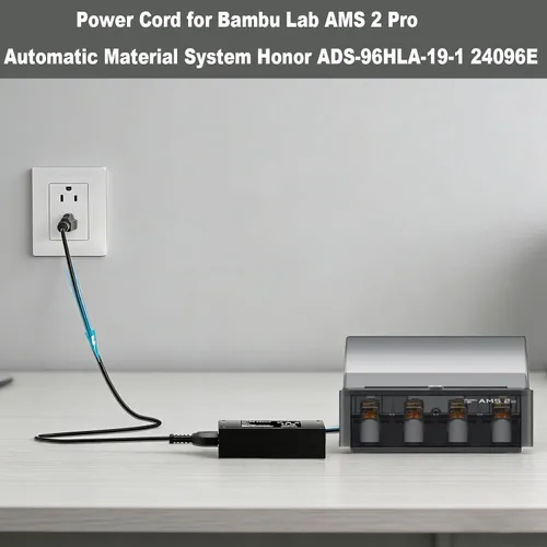 Vista 3 de Adaptador de conmutación AMS 2 pro Adaptador de corriente de 24 V para Bambu Lab AMS 2 Pro Sistema de Material Automático Compatible con Bambu Lab