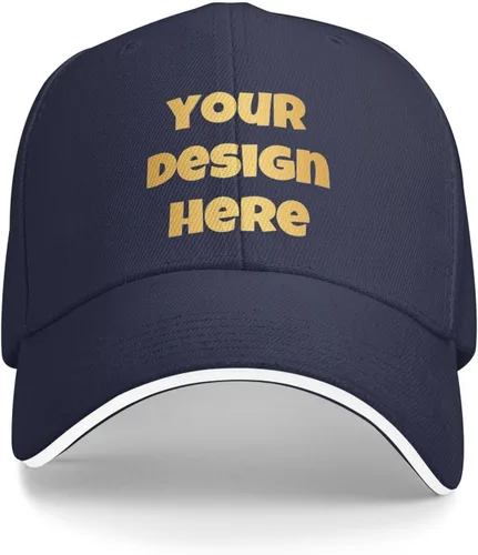 Vista 3 de Sombreros personalizados Diseña tu propio sombrero de camionero Texto o logotipo o imágenes Gorra de béisbol para hombre o mujer Regalos