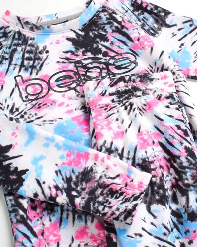 Vista 2 de bebe Conjunto deportivo para niña 2 piezas de sudadera y pantalones deportivos de forro polar activo niña pequeñaniña grande