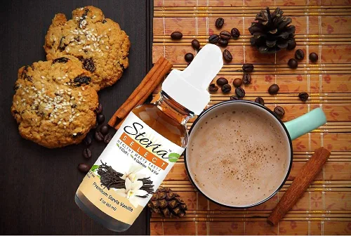 Vista 4 de Stevia Drops Vanilla & Irish Cream Con Extracto de Stevia Puro Sustituto de Azúcar Keto Sin Azúcar Stevia Paquete de 3