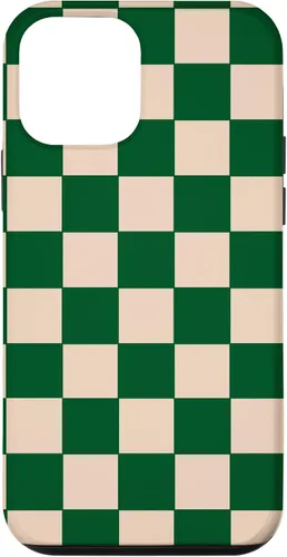 Vista 16 de Funda de tablero de ajedrez a cuadros blanco crema verde para iPhone 17