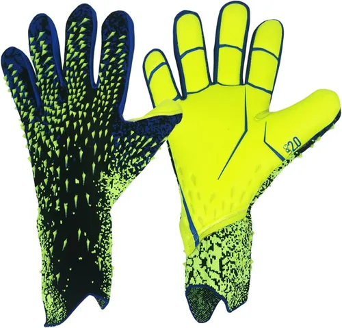 Vista 9 de Scott Edward Guantes de portero de fútbol para niños y adultos, kit de portero de fútbol premium, súper agarre y protección, talla 6/7/8/9/10