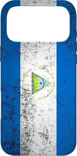 Vista 22 de Funda de regalo para iPhone 17 con diseño de bandera de Nicaragua de Grunge