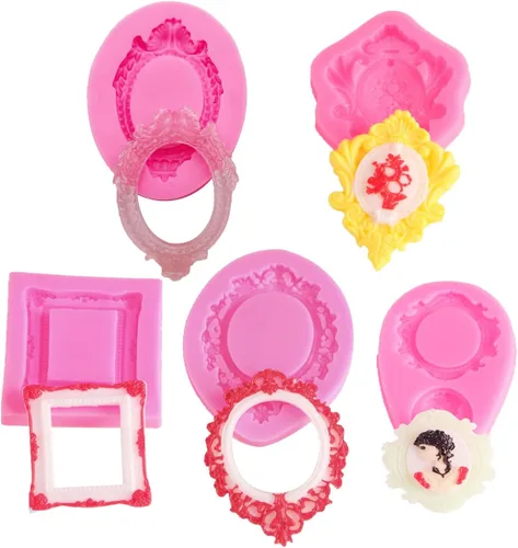 Vista 21 de 3pc chica bailarina, herramientas de maquillaje, labios boca silicona chocolate molde pastel decoración herramientas Fondant Sugarcraft moldes