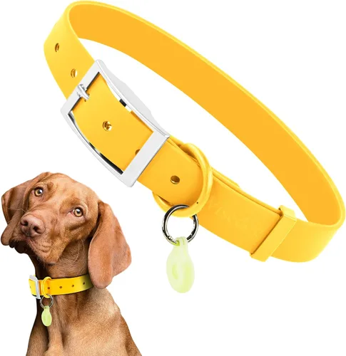 Vista 8 de Wisedog Collar de perro impermeable, XS 7"-10", negro