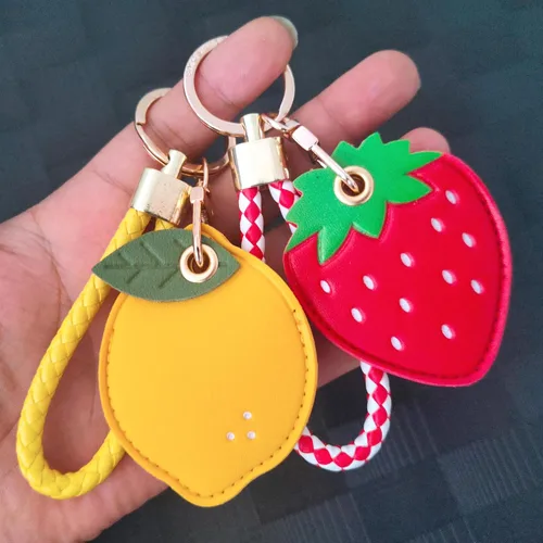 Vista 43 de CATCH ON Paquete de 2 fundas de cuero para Airtag para llavero, bonitos accesorios Kawaii adecuados para Airtag