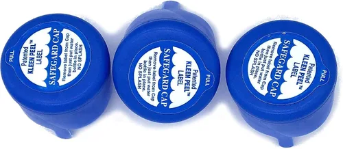 Vista 3 de Tapa de botella de agua para 3 o 5 galones, antiderrames (cantidad de 3) fabricada en Estados Unidos.