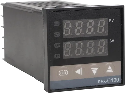 Vista 7 de REX-C100 Kit de controlador de temperatura PID digital, con 40DA SSR y termopar tipo K