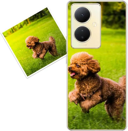 Vista 114 de Funda personalizada compatible con Oppo A1 Pro, fundas de teléfono personalizadas con imagen de foto, imagen de texto, cubierta transparente