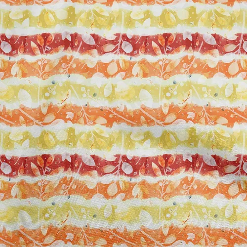 Vista 11 de oneOone The Yard - Tela de algodón flexible de color beige con estampado floral, 40 pulgadas de ancho