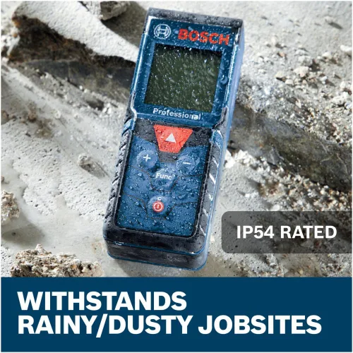 Vista 5 de Bosch Medidor láser GLM165-40 Blaze™ Pro de 165 pies
