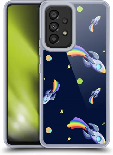 Vista 8 de Head Case Designs Officially Licensed Carla Morrow Colorful Space Dice Patterns Gel Case [Military Grade Protection] Compatible with Samsung Galaxy