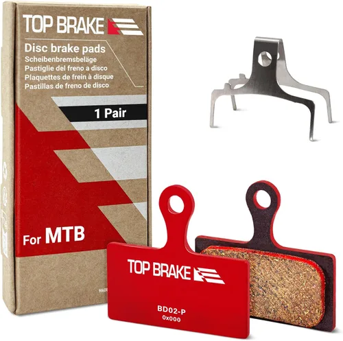 Vista 10 de TOP BRAKE Disc Bike Brake Pads Compatible with Shimano XTR M9000/9020 Deore XT M785/ M8000 MTB/eMTB/Gravel/Cross Country(XC)/Trail/All