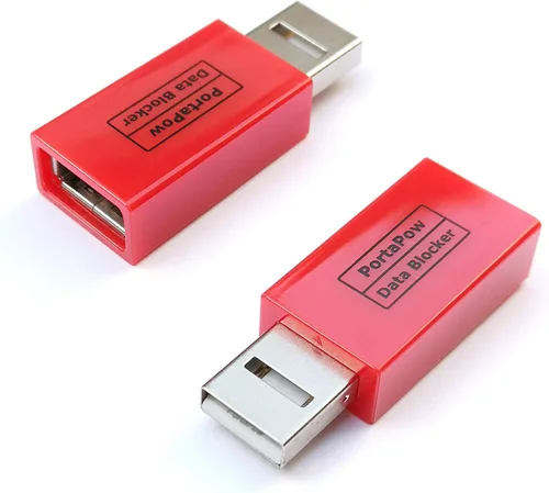 Vista 9 de PortaPow Bloqueador de datos USB - Protege contra el juice jacking (negro, 1)