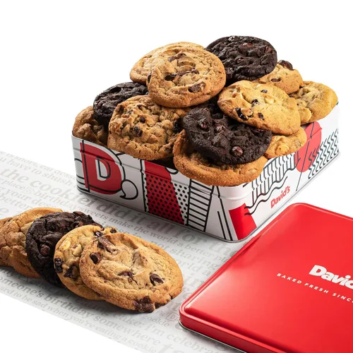 Vista 7 de David's Cookies Galletas recién horneadas – Deliciosa variedad suave hecha a mano – Exquisito regalo gourmet para amigos y familiares en ocasiones