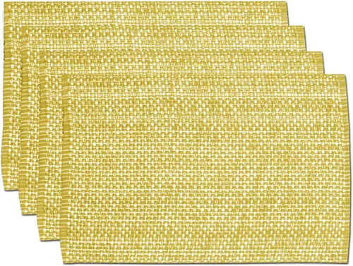 Vista 15 de Camino de mesa 100% algodón para mesas de comedor, rectangular, tejido de dos tonos, 72 x 13 pulgadas, suave y duradero, color negro (paquete de 1)