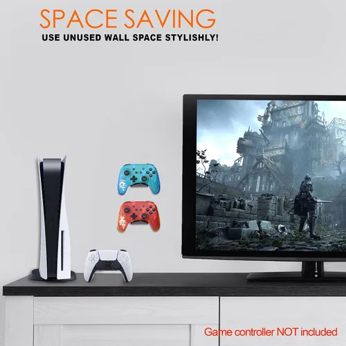 Vista 5 de JDS - Soporte universal de acrílico para PS4, PS5, Xbox, consolas de interruptores, soporte para control de juegos para almacenamiento y pantalla, 1