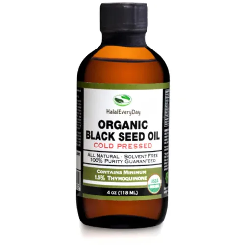 Vista 10 de Aceite orgánico de semilla negra – Botella de vidrio prensado en frío certificado por USDA, más de 1.5% timoquinona, 3 veces más de fuerza de comino