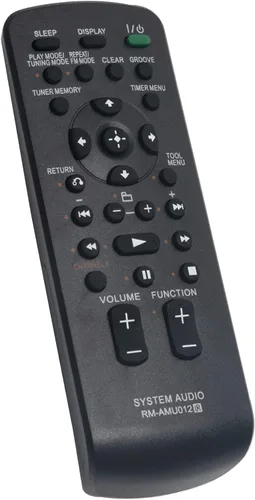 Vista 2 de Allimity RM-AMU012 RMAMU012 Control remoto de repuesto compatible con Sony Mini HiFi Component System LBT-DJ2I HCD-DJ2I SS-WG2I SS-DJ2I SA-WG2I