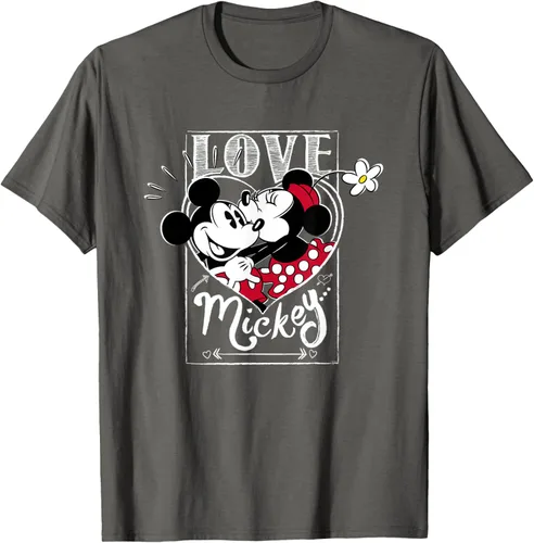 Vista 97 de Disney Mickey & Minnie Mouse Love Mickey - Camiseta para el día de San Valentín