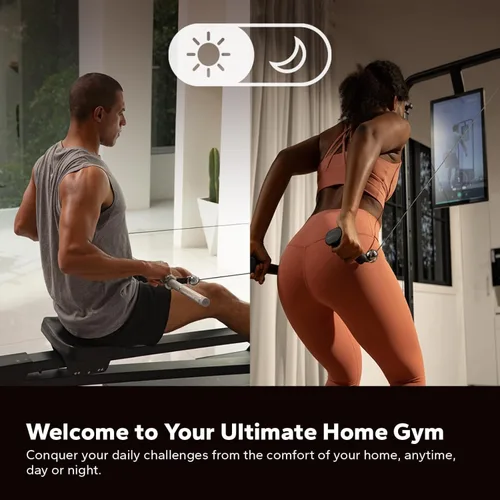 Vista 2 de Speediance Gym Monster Smart Home Gym, máquina de entrenamiento de fuerza multifuncional, estación de entrenamiento de jaula de potencia Smith