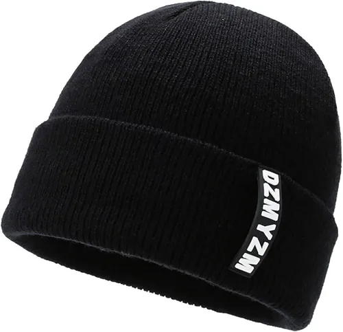 Vista 2 de PBOX Gorro de punto de invierno para hombres y mujeres unisex cálido y cómodo con puños