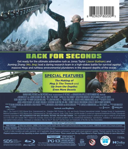 Vista 3 de Meg 2, The The Trench (Blu-ray)