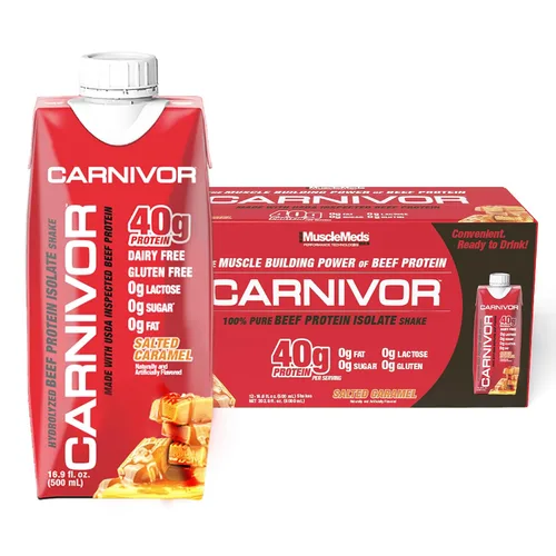 Vista 9 de MuscleMeds Carnivor RTD Sampler Pack de proteínas listas para beber, sin lactosa, sin azúcar, proteína aislada de res, construcción muscular