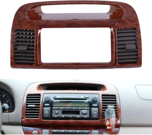 Vista 11 de Salida de ventilación Panel de salpicadero para Toyota Camry 2003-2006 Beige Marrón Cubierta de salida del aire acondicionado del aire