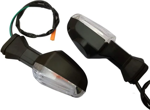 Vista 2 de Compatible con 1 par de indicadores de lente transparente, luces de señal de giro para KAWASAKI Versys 650 ABS (KLE650FLFA)