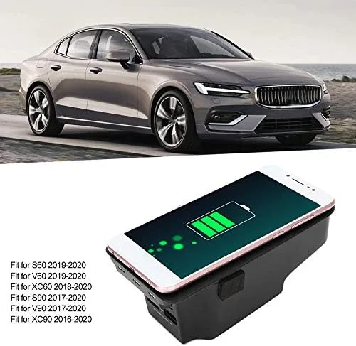 Vista 2 de Placa de carga rápida inductiva de 15 W, apta para S60/V60/XC60/S90/V90/XC90
