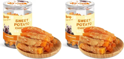 Vista 12 de PAWUP - Golosinas envueltas en pollo para perros, alta fibra